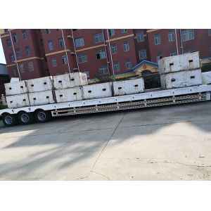 3 Axles 40 Ton/60/80/100 Tons Lowbed Trailer Flated/Lowboy Semi Trailer with