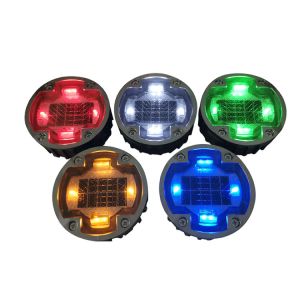 China G105 Solar Aluminum Road Stud Reflector with Embedded Cat Eye with LED Color Options on sale