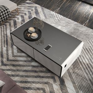 Double Doors Dual Zone Wine and Beverage Coolers Beer Fridge for Smart Coffee