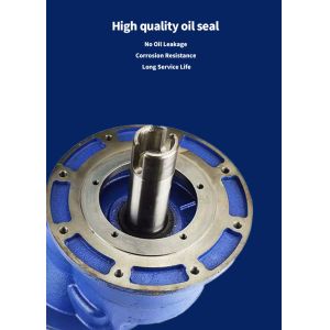 Flange Type Gear Reducer 323mm Output With Shaft And Oil Seal