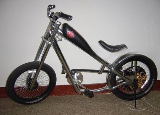 20" Chopper Road Bike with F20"*3.0 R20*3.0" Wheels and 20"-20" Chopper Steel