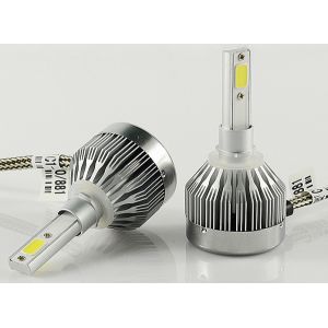 Hot Cheap C1 60W 6000LM Fanless 880/881 LED HEADLIGHT with 6000K