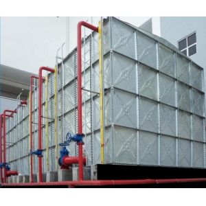 Customizable 400000 Liters AI Sectional Rectangular Galvanized Steel Water