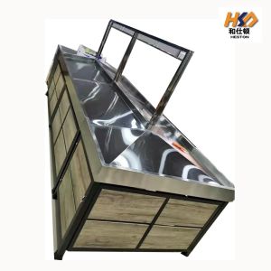 China 120CM 160CM  Fruits And Vegetables Display Racks Stainless Steel on sale