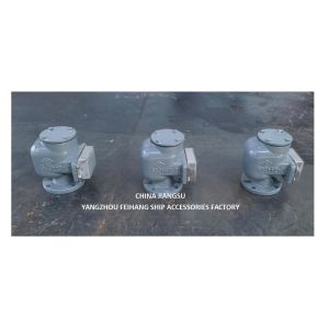 CAST IRON MARINE TANK AIR VENT HEAD533HFB-50A WITH SUS316L FLOATER NBR GASKET 0