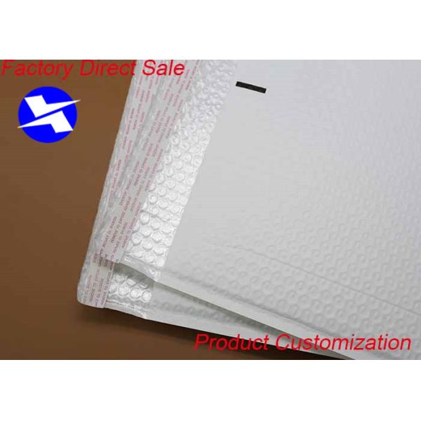 Poly Costom Bubble Padded Mailing Envelopes 4*8 6*8" Inches White Printing Logo