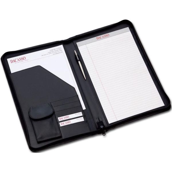Writing Pad Personalized Leather Padfolio , Professional Leather Portfolio Folder