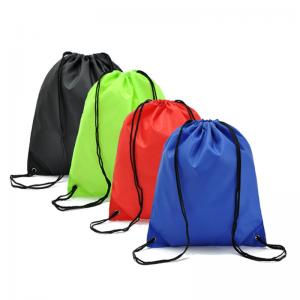 China Colorful 210D waterproof polyester  drawstring bag  Mini   Drawstring bunch  Bag folding  pouch pocket for Gift on sale