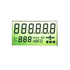 Cheap Non Touch Custom LCD Display With Positive Display Model 1/65 DUTY 1/9 BIAS for sale