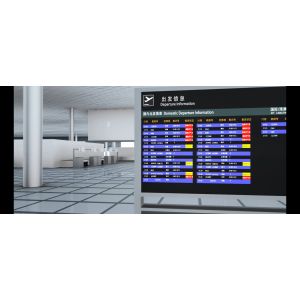 P6 P12 Airport Flight Information Display for Traveler Passenger