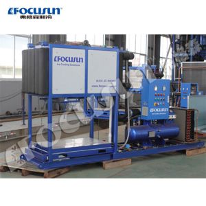 1 Ton Bitzer Compressor Direct Refrigeration Block Ice Machine for Customized