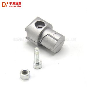 Industrial Lean Tube Connector Sliver Hexagon For Workshop / FactoryIndustrial