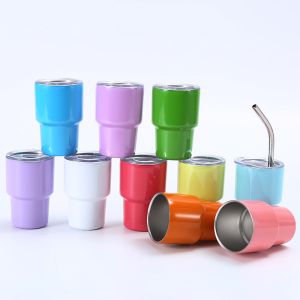 China Mini Shot 2oz Curve Tumbler - Double Wall Vacuum Insulated - Nonslip Bottom - Stainless Steel Tumbler on sale