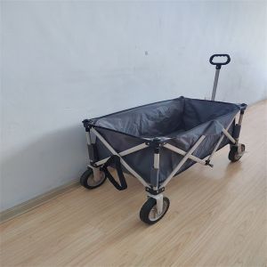 All Terrain Wheel Collapsible Trolley Cart Stainless Steel Utility Fold Up Beach