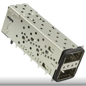 2085945-3 76 Position QSFP+ Optical Transceivers With Cage