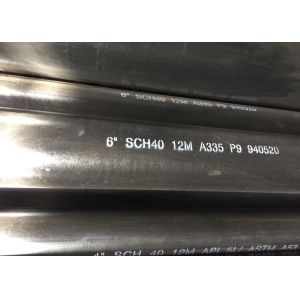 China Cold Rolled Standard Sizes T91 T22 Seamless Steel Pipe Astm A335 on sale