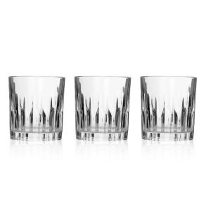 China Stemless Wine Ribbed Highball Glass Champagne Whisky Cups For Bar on sale