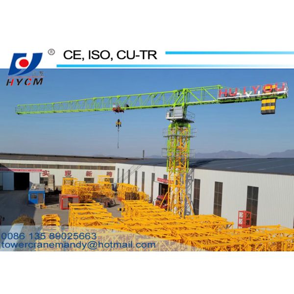 380V/60hz Power Supply 1600*1600*2500mm Mast Top Slewing Crane PT5210 Topless