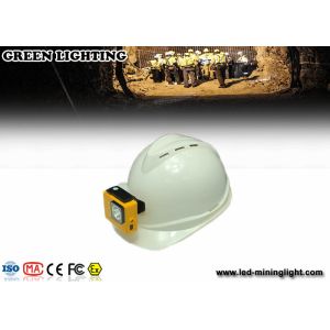 yellow GLC-3A 6000Lux rechargeable safety mining lamp with 3.2Ah battery