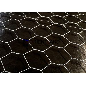 Rust / Corrosion Proof Galvanized Steel Stucco Netting Roll Flat Surface