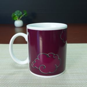 Porcelain Color Changing Cup / ceramic Temperature Color Changing Cups