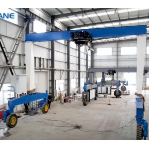 All Terrain Tire Mobile Gantry Cranes Heavy Loads In Demanding Industrial