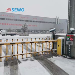 Car Parking System Foldable Boom Barrier Gate Automatic License Plate Recognitio