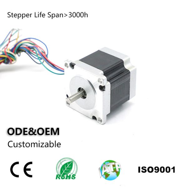 57BYGH350A-001 Hybrid Stepper Motor 1.2 Step Angle 6 Lead Wire 3.12V 2.4A 4.0Kg