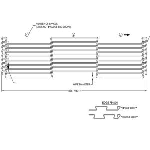 SUS304 Stainless Steel Metal Conveyor Belts High Load Capacity Acid Proof