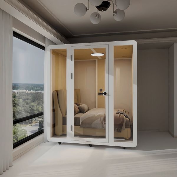 Portable Sleeping Pod with 1 Year Warranty and 110-240V Voltage for Quiet