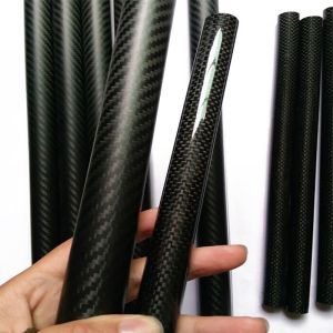 China Plain Twill Pultruded Carbon Fiber Tube Aging Resistance on sale