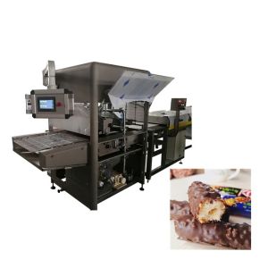 Pure Chocolate Enrober With Tube Type Exchanger And Cooling Tunnel