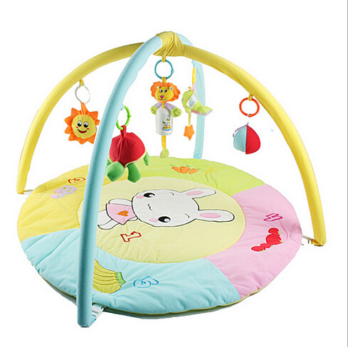 Quality Personalized Rabbit Bunny Baby Activity Play Gym with Soft Material wholesale