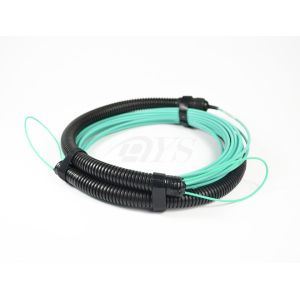 Fiber Optical OM3 with pulling eye and socket MPO to MPO Patch Cord