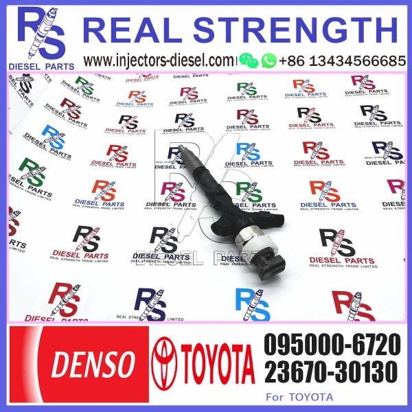 Brand New Diesel Fuel Common Rail Injector 23670-30130 095000-6720 For 1KD 2KD Engine