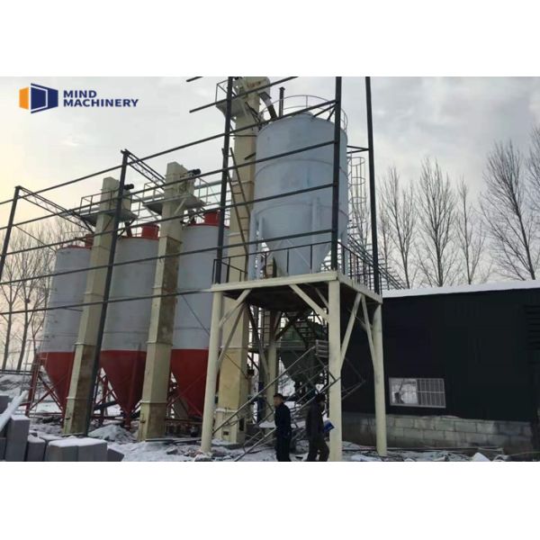 Quality Floor Mortar Concrete Manufacturing Plant Water Proof With PLC Control System wholesale