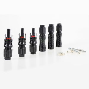 12-8 AWG Solar Panel Connectors With -40°C To +105°C Operating Temperature And 2 Contacts For Reliable Solar Energy Transfer