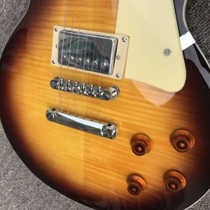 Custom 8 Strings Electric Guitar with Maple Fingerboard Gold Hardware