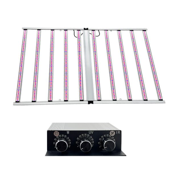 Quality Samsong LM281B 301H UV LED Grow Light Three Channels Daisy Chain LED Grow Light 1100W wholesale