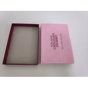 Custom design soft cardboard paper chocolate box drawer chocolate packaging box