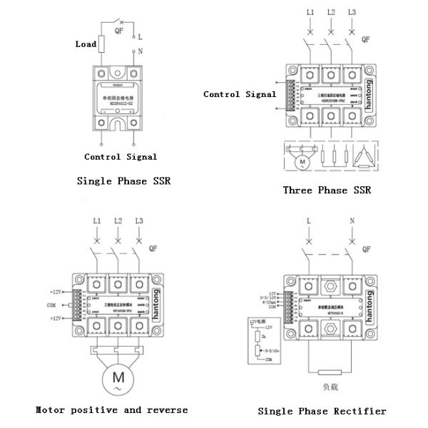 220V Ac Ssr Thyristor Power Module , 1500 Amp Low Current Solid State Relay