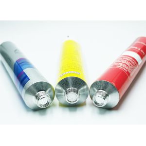 China 50-120ml Aluminium Cosmetic Tubes , Octagonal Shape Cap Metal Squeeze Tubes on sale