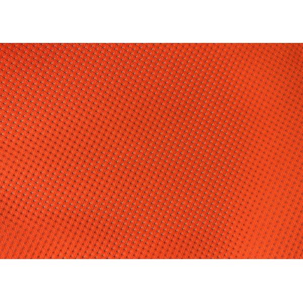 EN20471 100% Polyester Mesh Knitted Fluorescent Material Fabric Fire Retardant