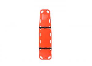 Cheap 159kg Polyethylene Folding Emergency Spine Board Stretcher Trolley for sale