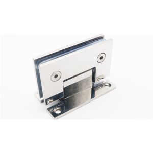 Cheap 304 Stainless Steel Glass to Wall Hardware Shower Hinge Silver Coating Wall Mount for sale