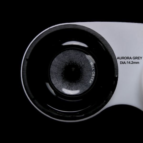 Transparent Prescribed Colored Contacts Aurora Brown Lenses