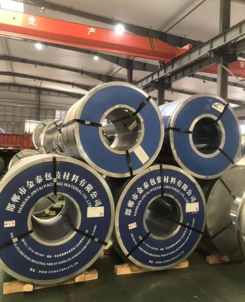 ETP Tinplate / Coil DR8 DR9 Tin Plated Steel Sheet for Food Usage with Inside