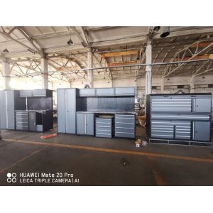 Brown Heavy Duty Metal Tool Cabinet for Storage of Spare Tools and Parts in