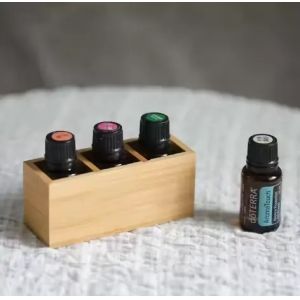 Wooden Essential Oil Display Stand Tabletop Essential Oils Perfume Storage Racks
