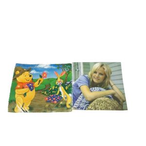 Custom Print Microfiber Eyeglass Cleaning Cloth Water Absorbent
